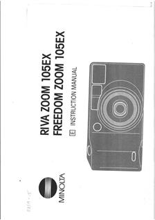 Minolta Riva 105 EX manual. Camera Instructions.